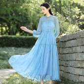 新品套装夏季茶服中国风女装气质女神吊带连衣裙两件套L5529夏珊